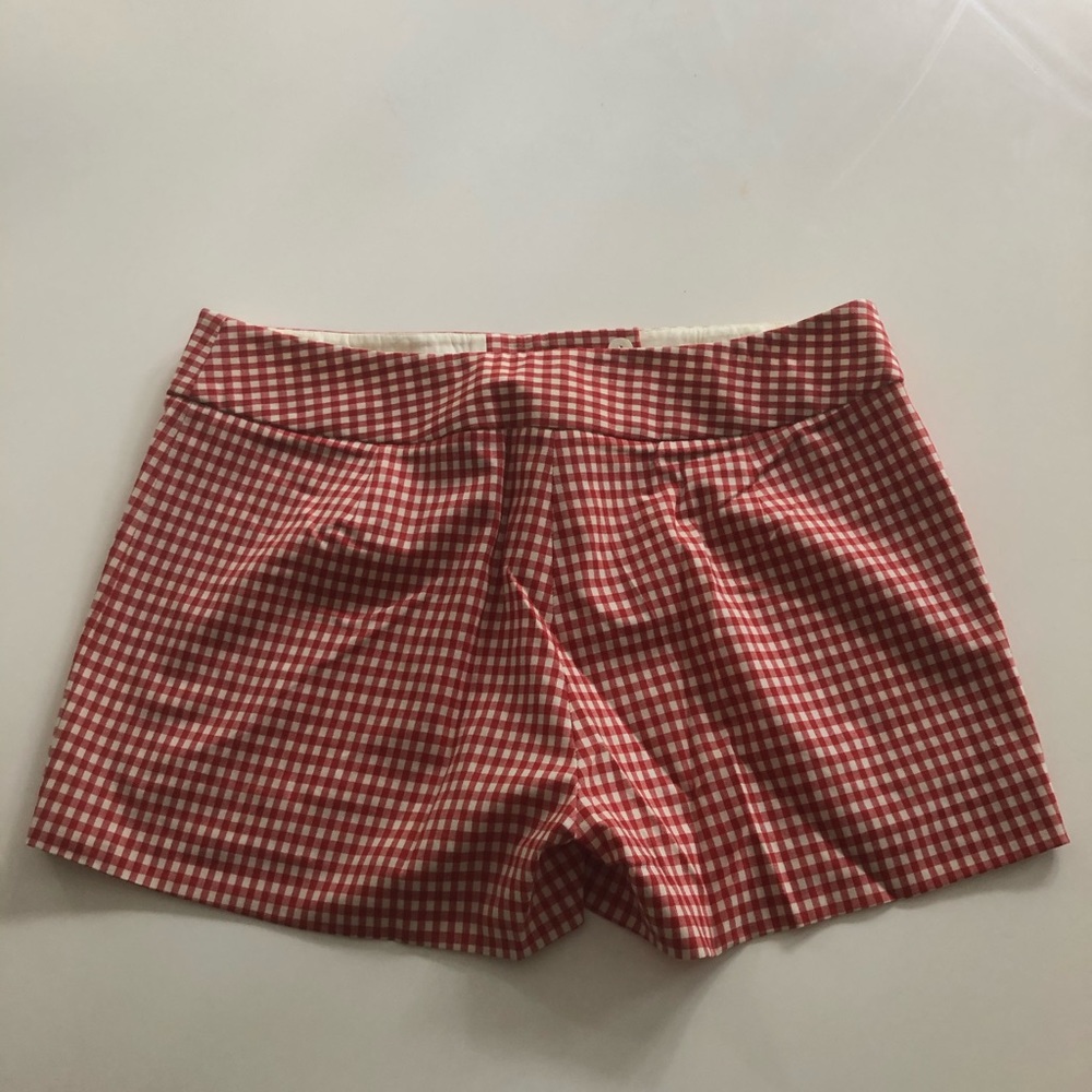 Michael Kors Red Gingham Shorts - Picture 3 of 5